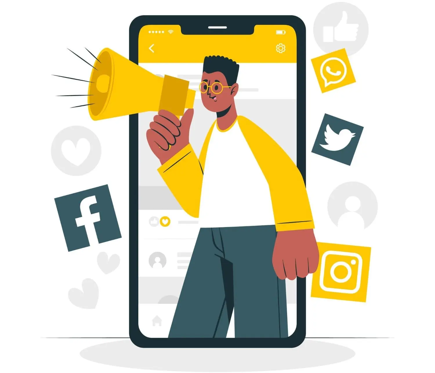 Efficient Social Media Sharing